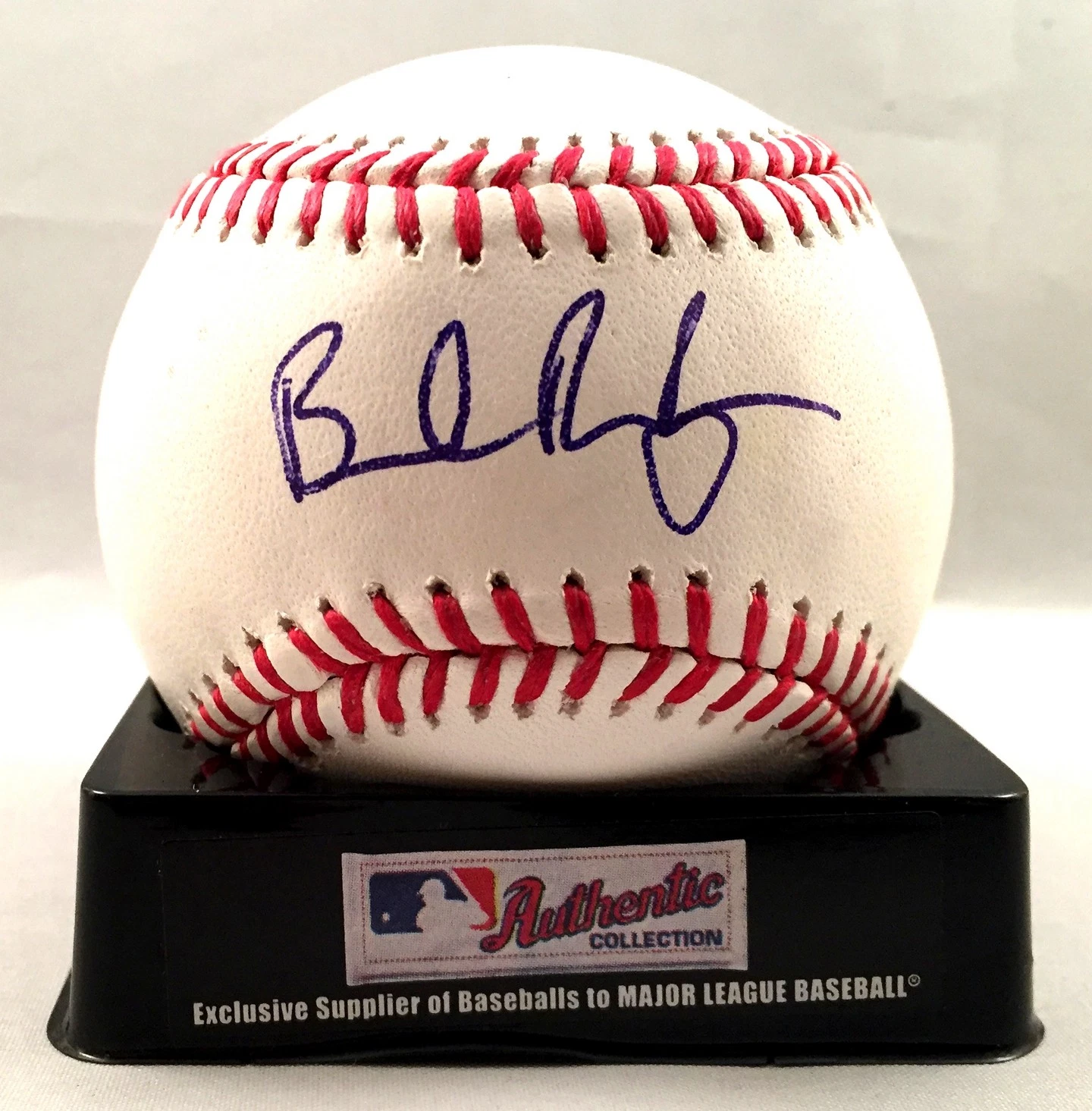 Colorado Rockies Brendan Rodgers Signed Authentic MLB Baseball COA