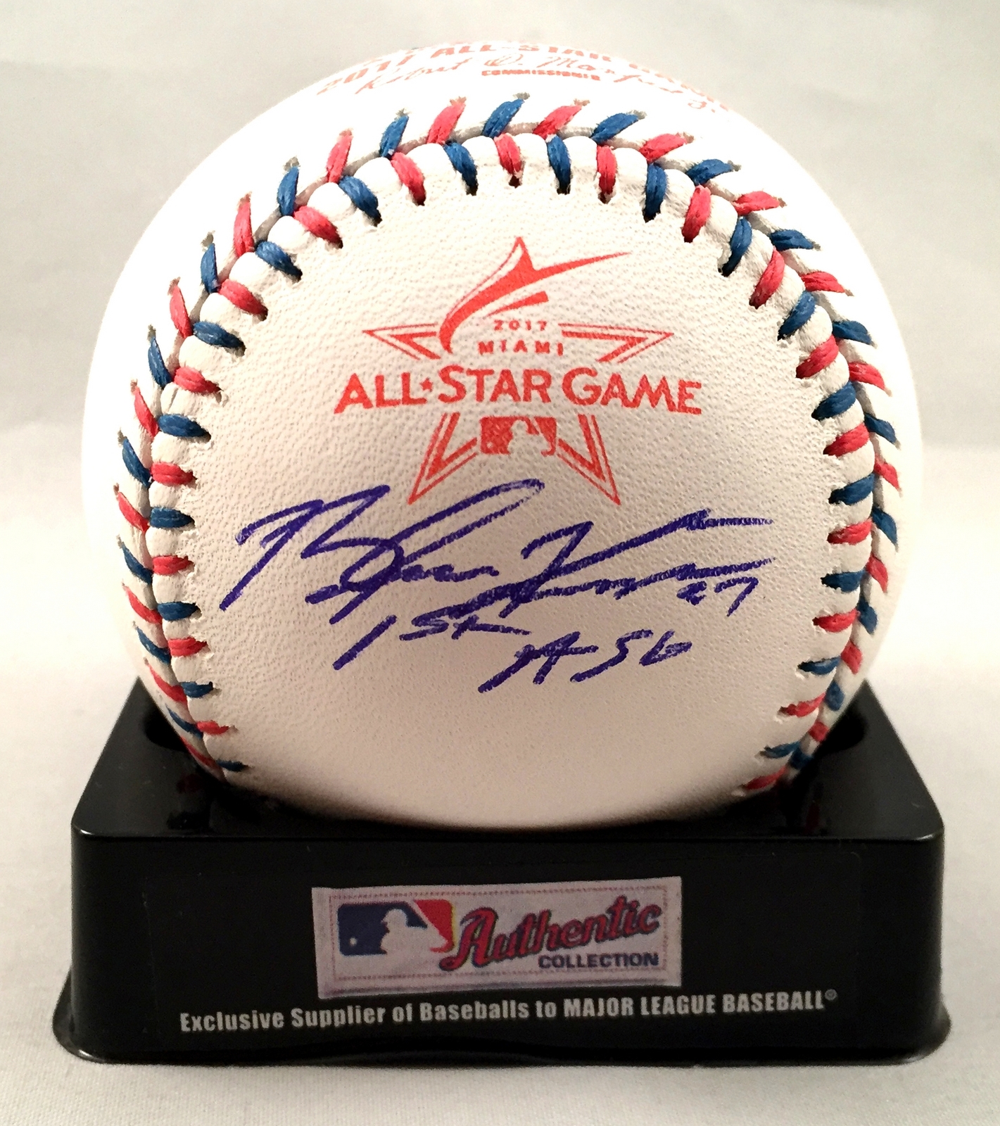 Brandon Kintzler Signed 2017 All Star Baseball Washington Nationals COA