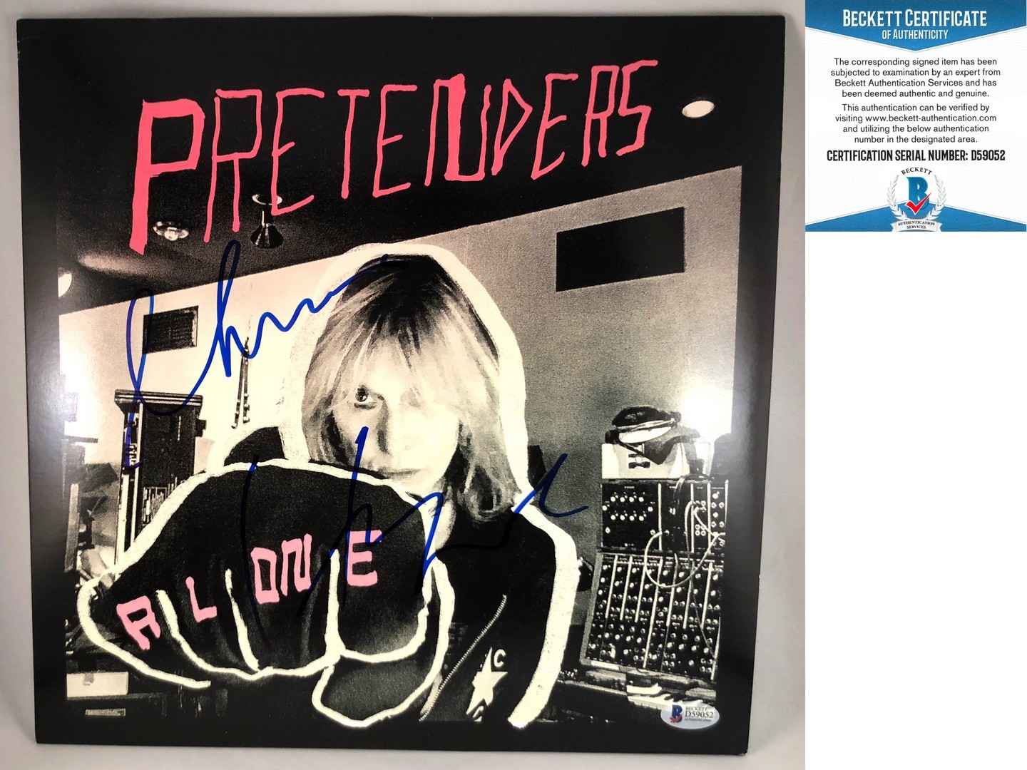 Pretenders Chrissie Hynde Signed Vinyl LP Album Beckett BAS COA