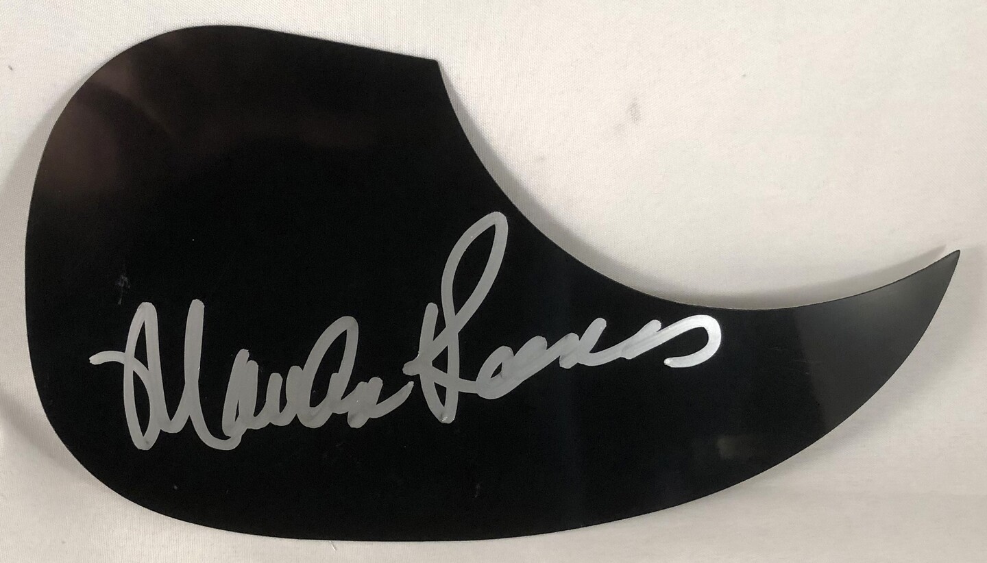 Martha Reeves and The Vandellas Signed Acoustic PickGuard 2 PSA/DNA COA