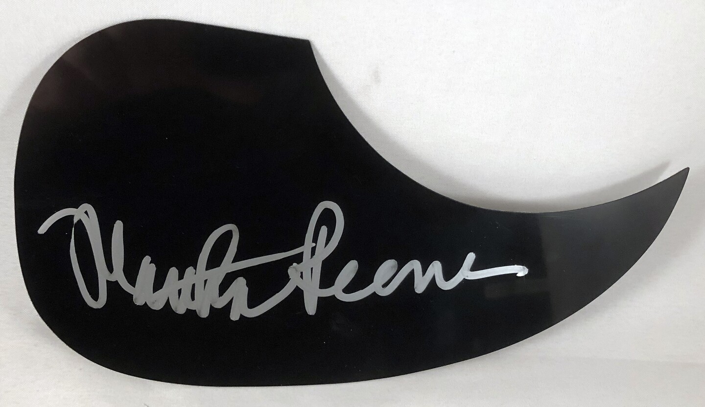 Martha Reeves and The Vandellas Signed Acoustic PickGuard 4 PSA/DNA COA