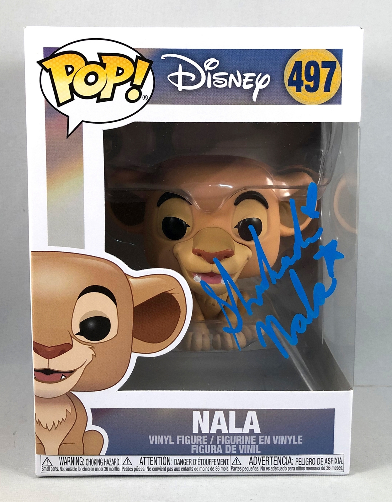 Shahadi Wright Joseph Signed Funko Pop Nala #497 Disneys Lion King COA