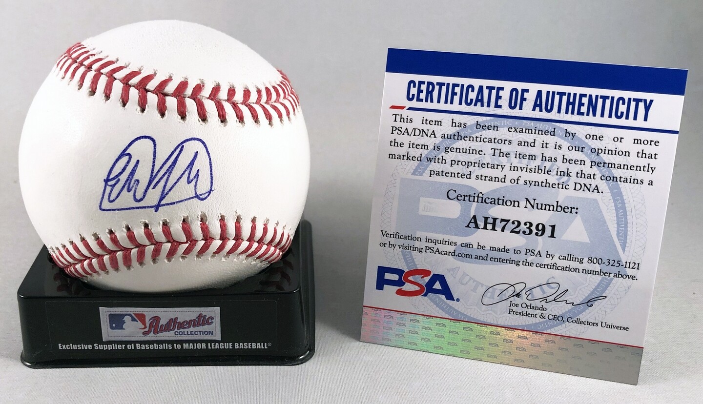 New York Yankees Estevan Florial Signed Baseball PSA/DNA COA