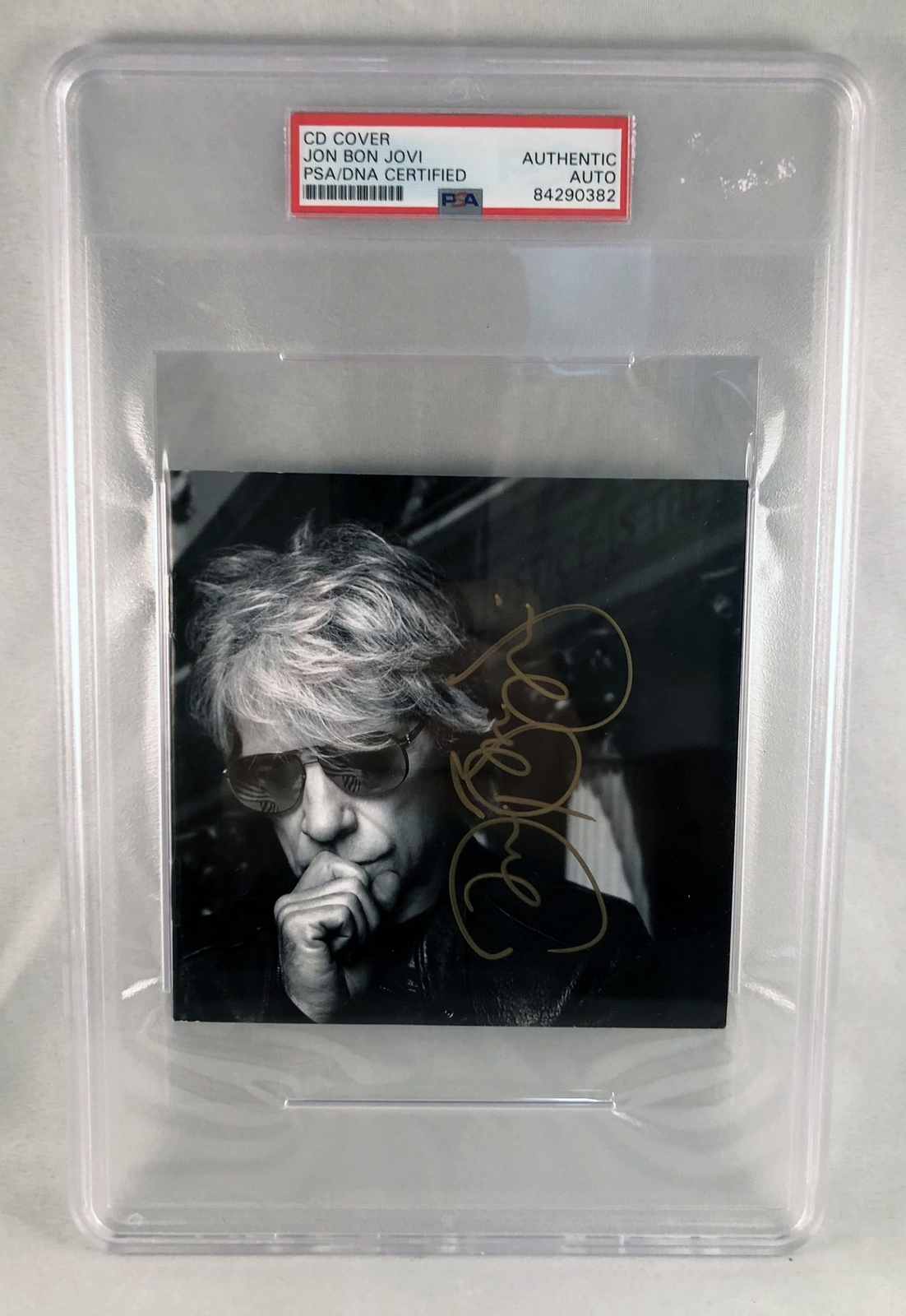 Jon Bon Jovi Signed CD Cover PSA/DNA 2020 COA