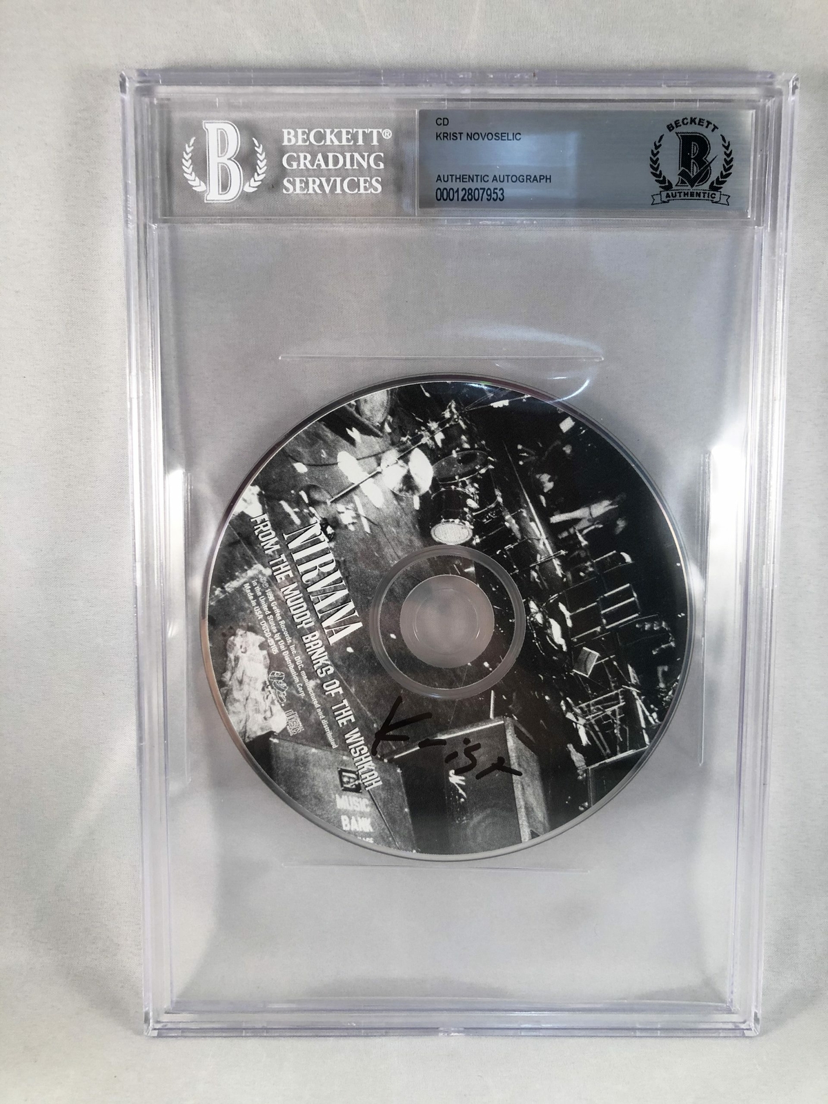 Krist Novoselic Signed CD Beckett BAS Nirvana COA