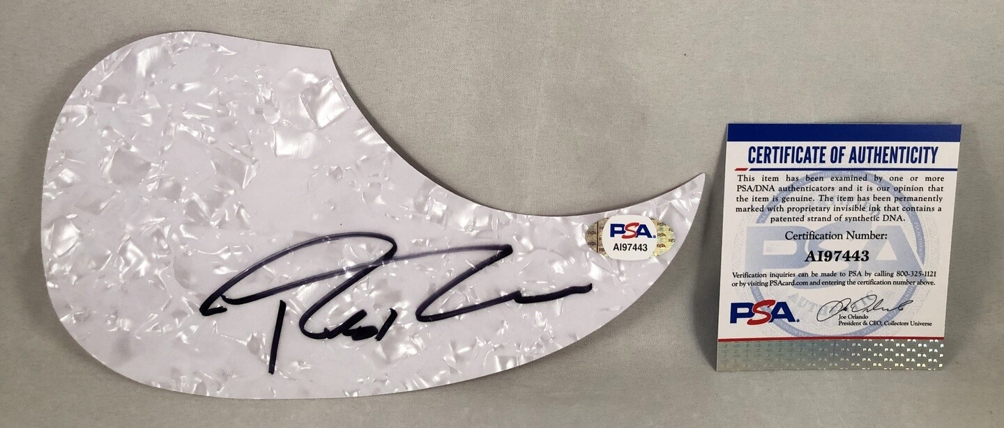 Rob Thomas Autographed Acoustic PickGuard PSA/DNA Matchbox 20 COA