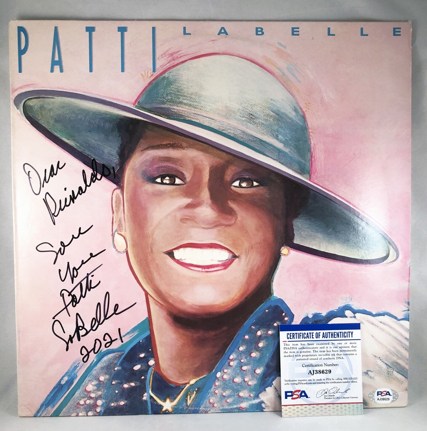 Patti LaBelle Signed Vinyl LP Album PSA/DNA 3 COA