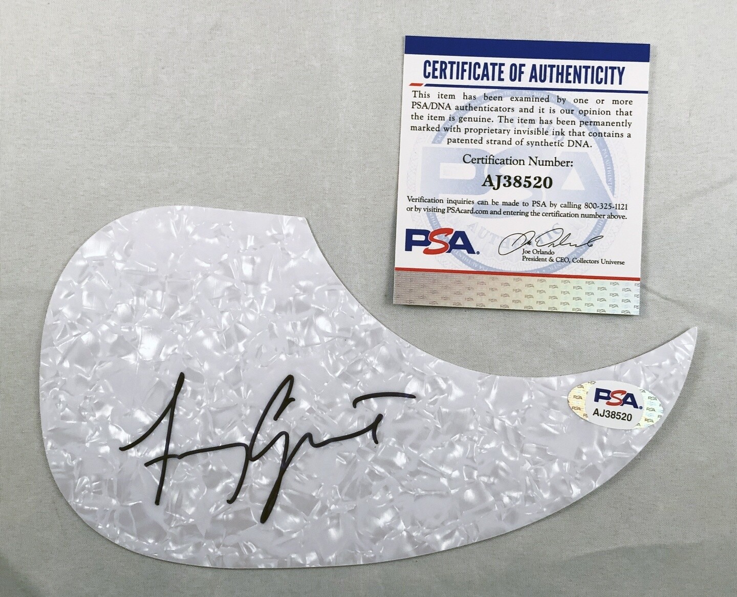 Amy Grant Signed Acoustic Pickguard PSA/DNA 1 COA