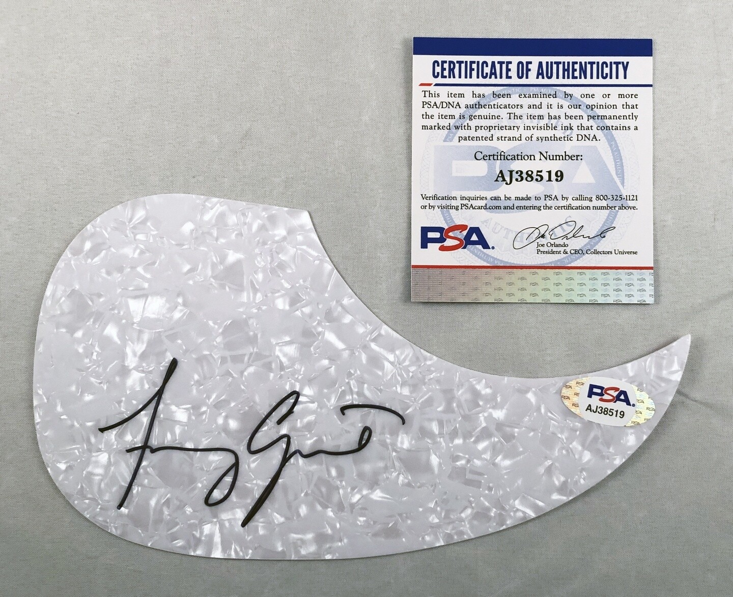 Amy Grant Signed Acoustic Pickguard PSA/DNA COA
