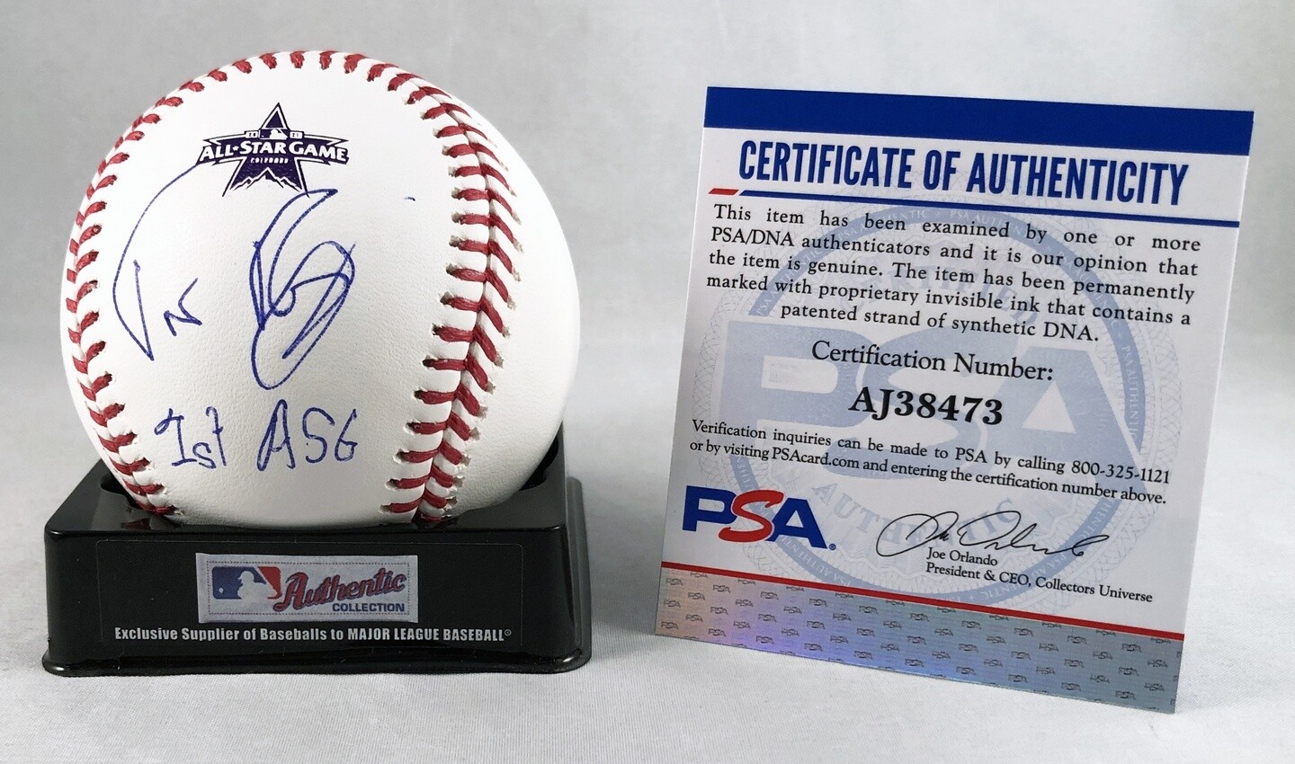 Miami Marlins Trevor Rogers Signed 2021 All Star Baseball PSA/DNA COA