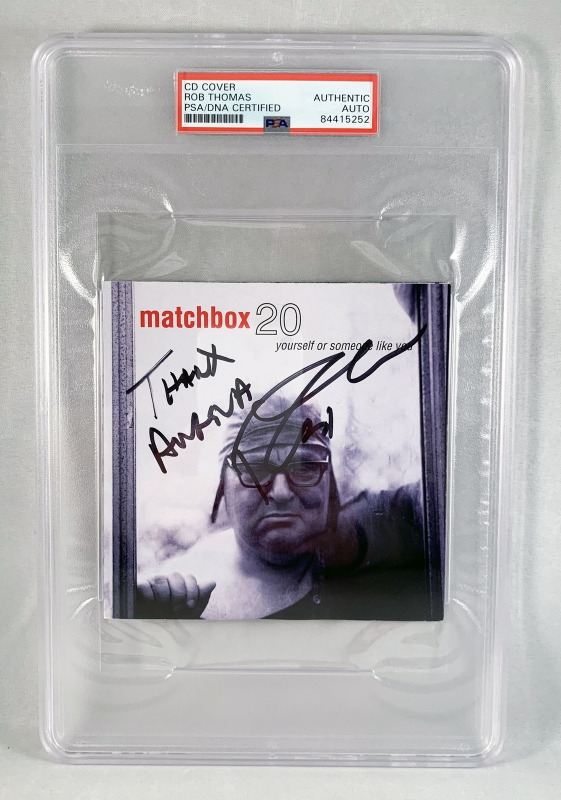 Rob Thomas Signed CD Cover PSA/DNA Matchbox 20 1 COA