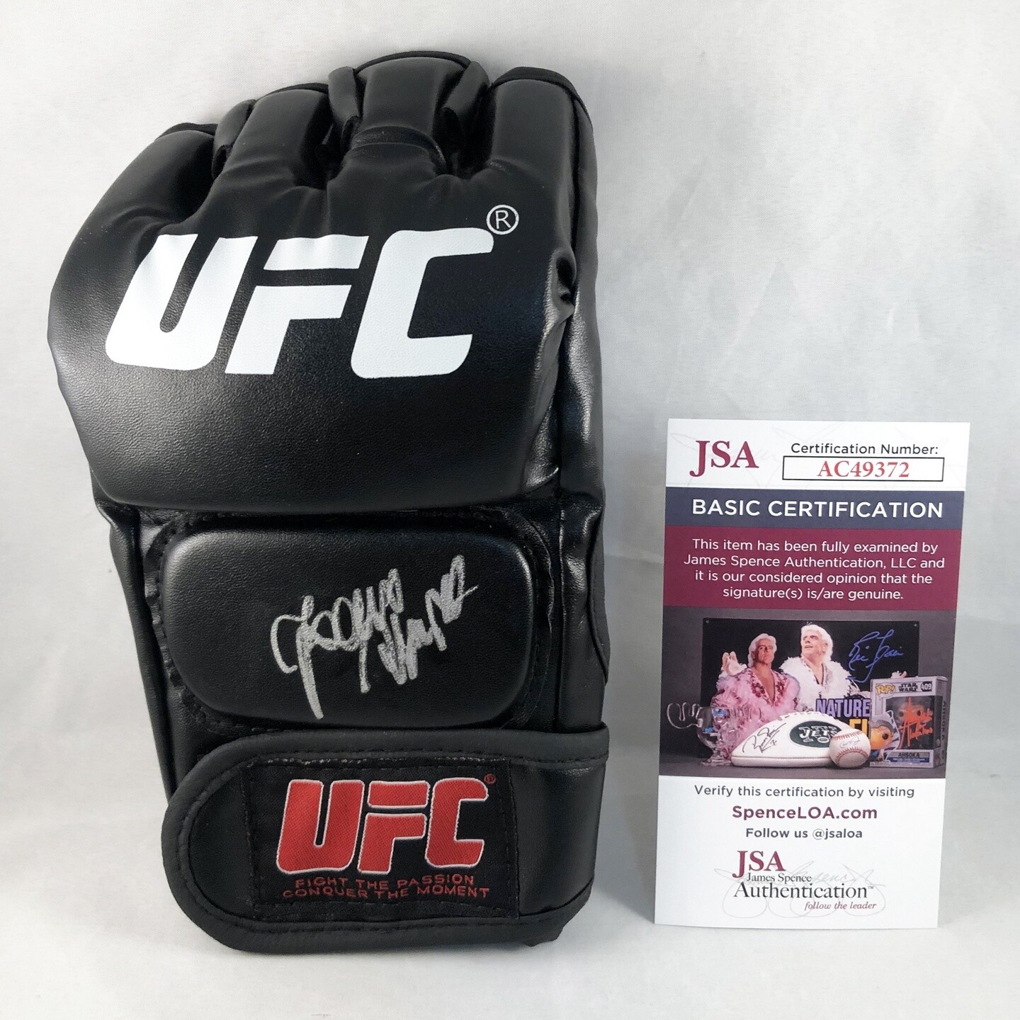 Joanna Jedrzejczyk Signed UFC Glove JSA COA