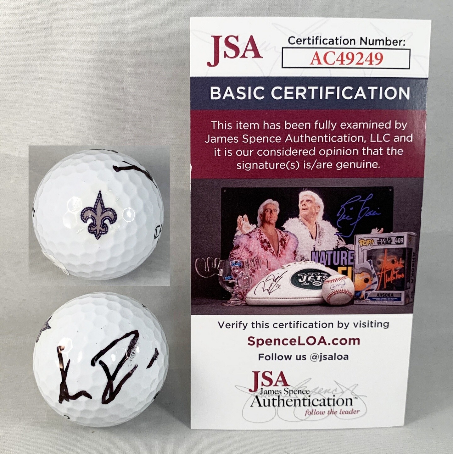 New Orleans Saints Sean Payton Signed Golf Ball JSA COA