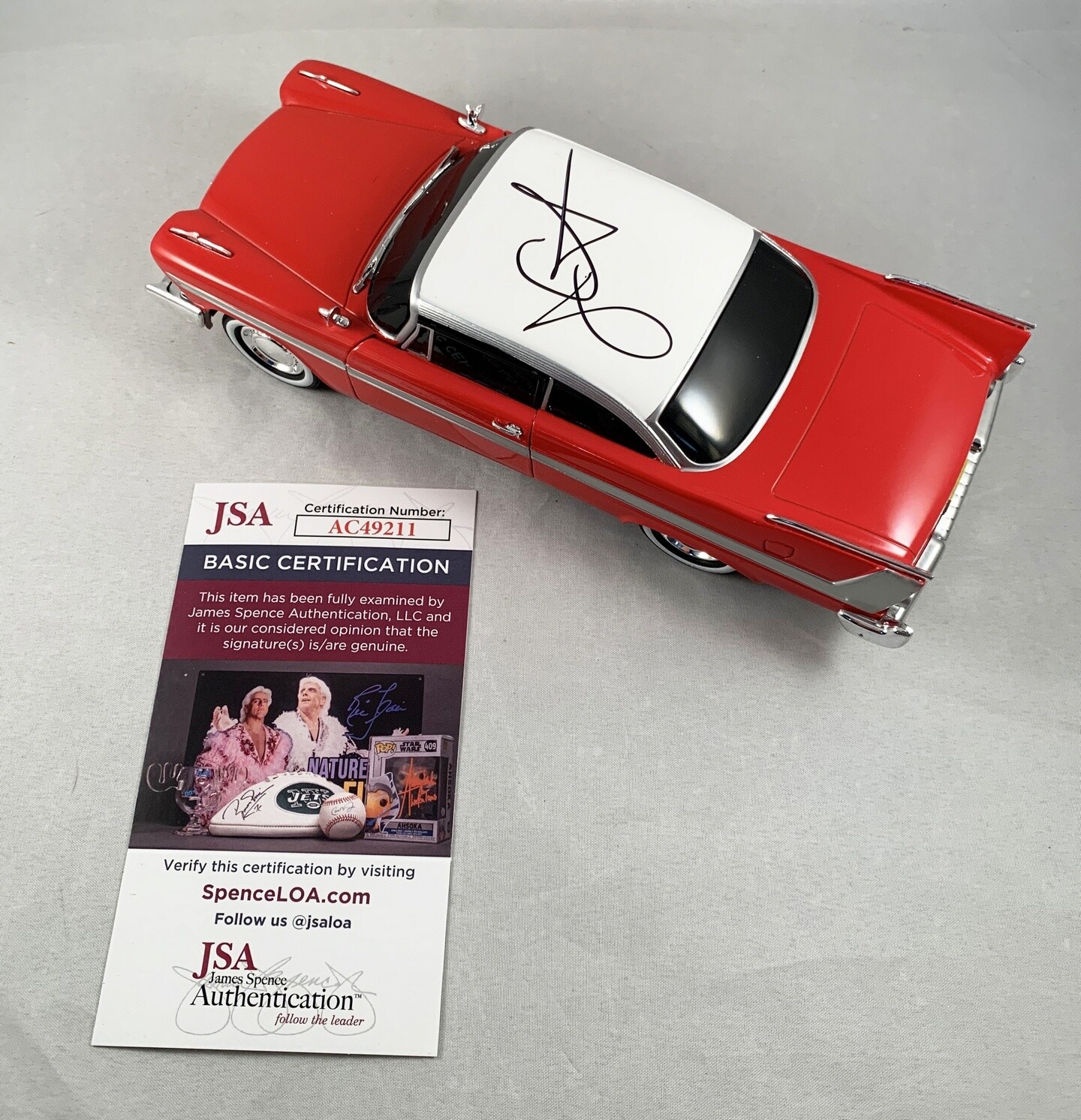 John Carpenter Signed Diecast Car 1:24 Christine JSA COA