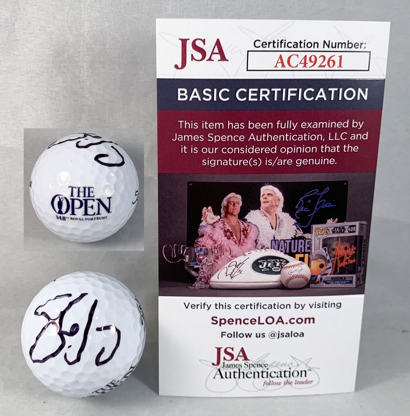 Shane Lowry Signed Golf Ball 2019 The Open Championship JSA COA