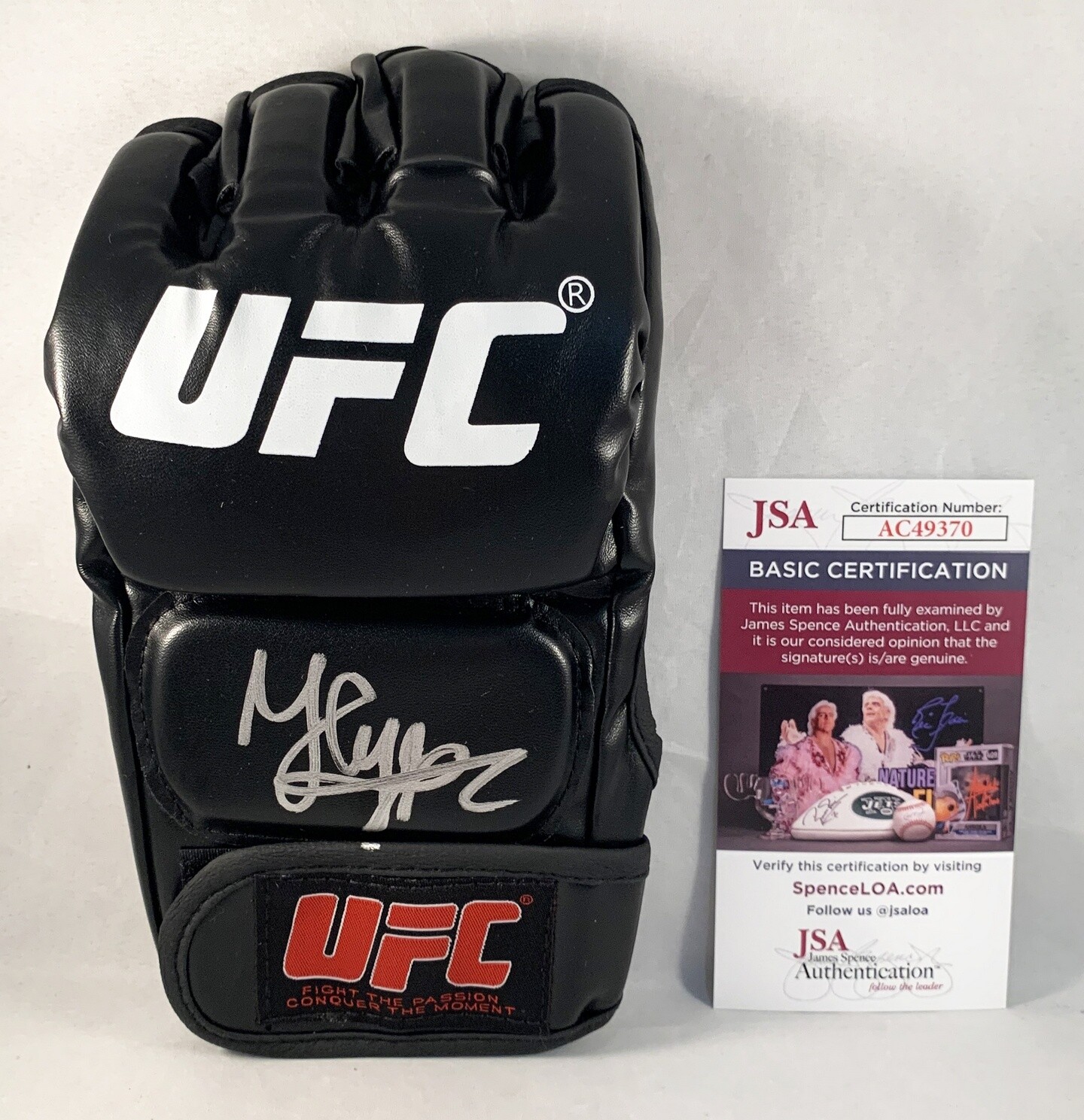 Said Nurmagomedov Signed MMA Glove UFC JSA 4 COA