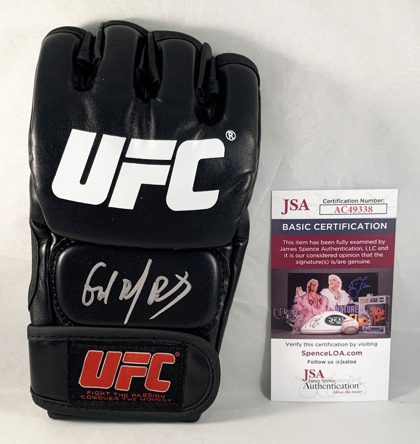 Gabriel Burns Signed MMA Glove UFC JSA 1 COA