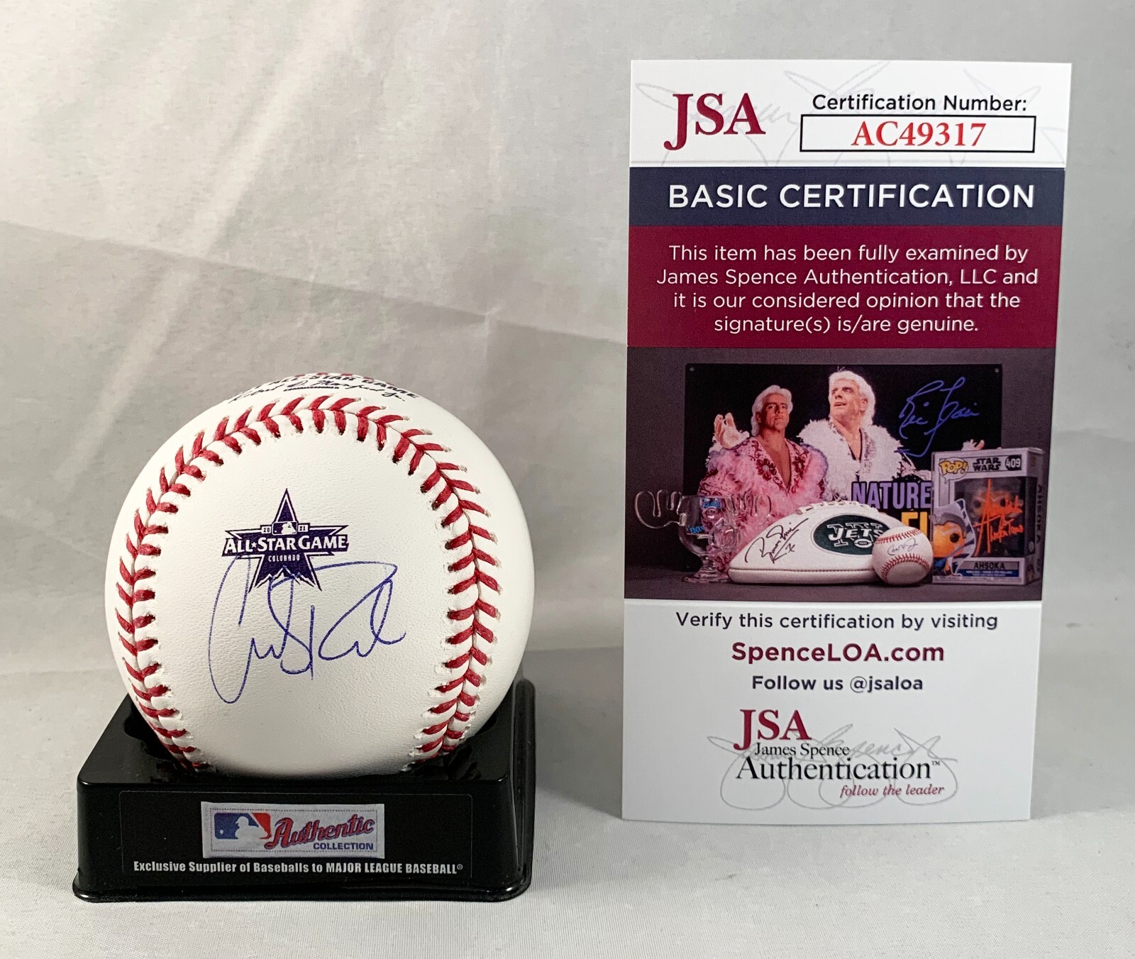 San Francisco Giants Carlos Rodon Signed 2021 All Star Baseball Baseball JSA COA
