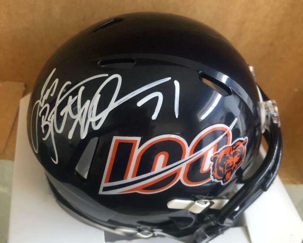 BIG CAT WILLIAMS 100 GREATEST SIGNED AUTO MINI HELMET W/ COA