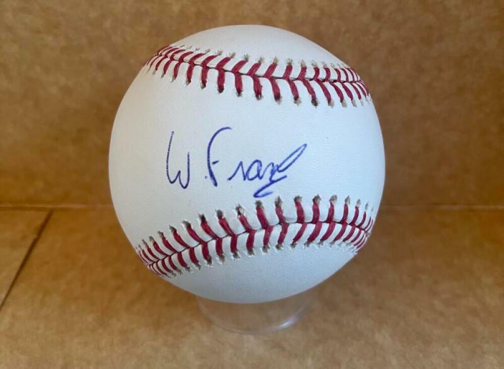 WANDER FRANCO TAMPA BAY RAYS SIGNED AUTOGRAPHED M.L. BASEBALL JSA WP819903