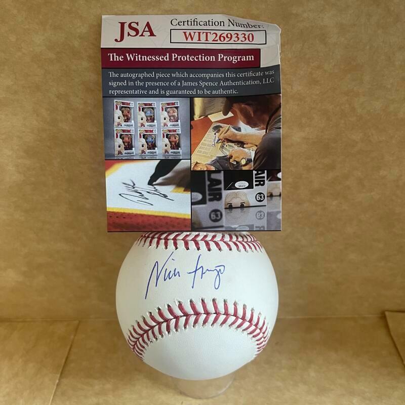 NICK GONZALES PITTSBURGH PIRATES SIGNED AUTOGRAPHED M.L. BASEBALL JSA WIT269330
