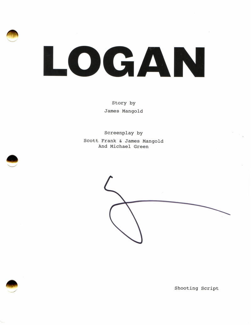 HUGH JACKMAN SIGNED AUTOGRAPH LOGAN FULL MOVIE SCRIPT - WOLVERINE VERY RARE!