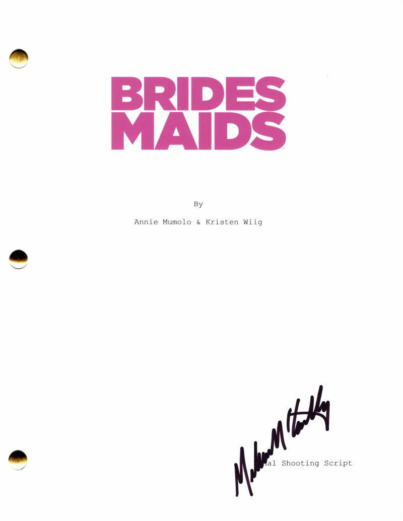MELISSA MCCARTHY SIGNED AUTOGRAPH BRIDESMAIDS FULL MOVIE SCRIPT - SPY TAMMY STAR