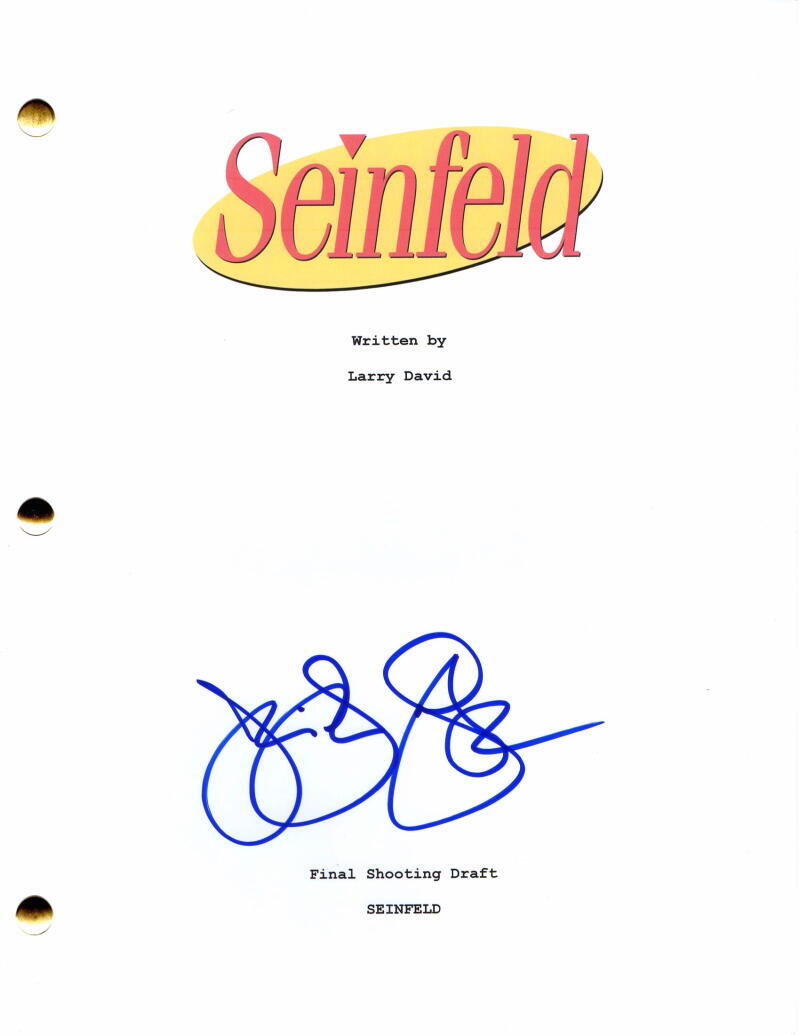 JULIA LOUIS-DREYFUS SIGNED AUTOGRAPH THE CONTEST FULL EPISODE SCRIPT - VERY RARE