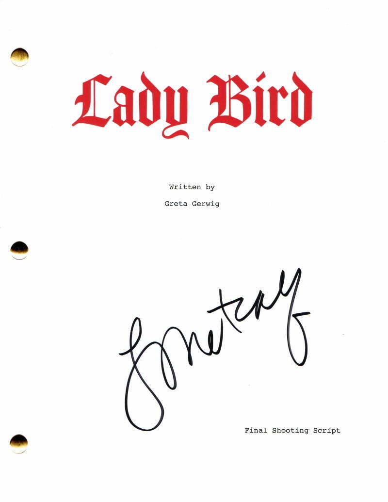 LAURIE METCALF SIGNED AUTOGRAPH LADYBIRD FULL MOVIE SCRIPT - GRETA GERWIG