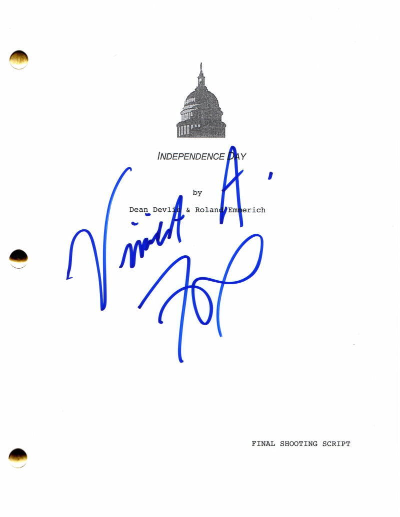VIVICA A FOX SIGNED AUTOGRAPH INDEPENDENCE DAY FULL MOVIE SCRIPT - KILL BILL