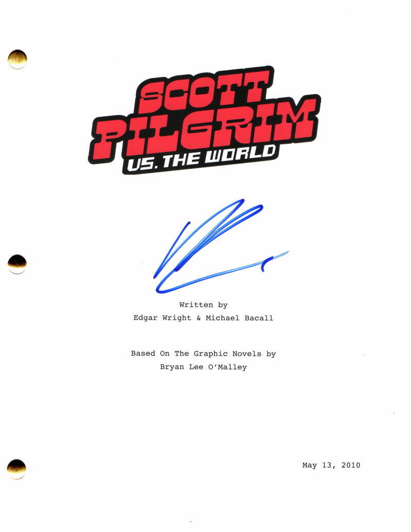 KIERAN CULKIN SIGNED AUTOGRAPH SCOTT PILGRIM VS THE WORLD FULL MOVIE SCRIPT RARE