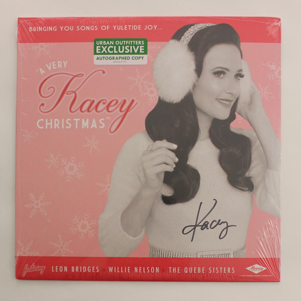 KACEY MUSGRAVES SIGNED AUTOGRAPH ALBUM VINYL RECORD SEALED VERY KACEY CHRISTMAS