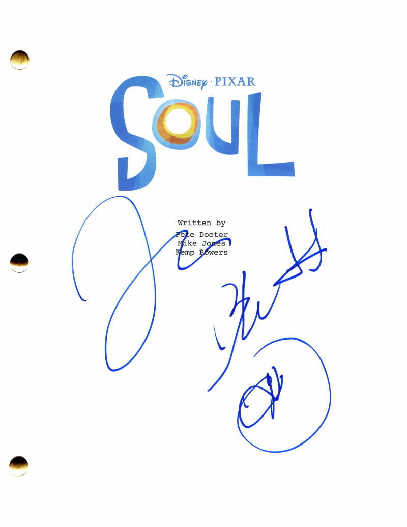 JON BATISTE SIGNED AUTOGRAPH SOUL FULL MOVIE SCRIPT - OSCAR WINNER! VERY RARE