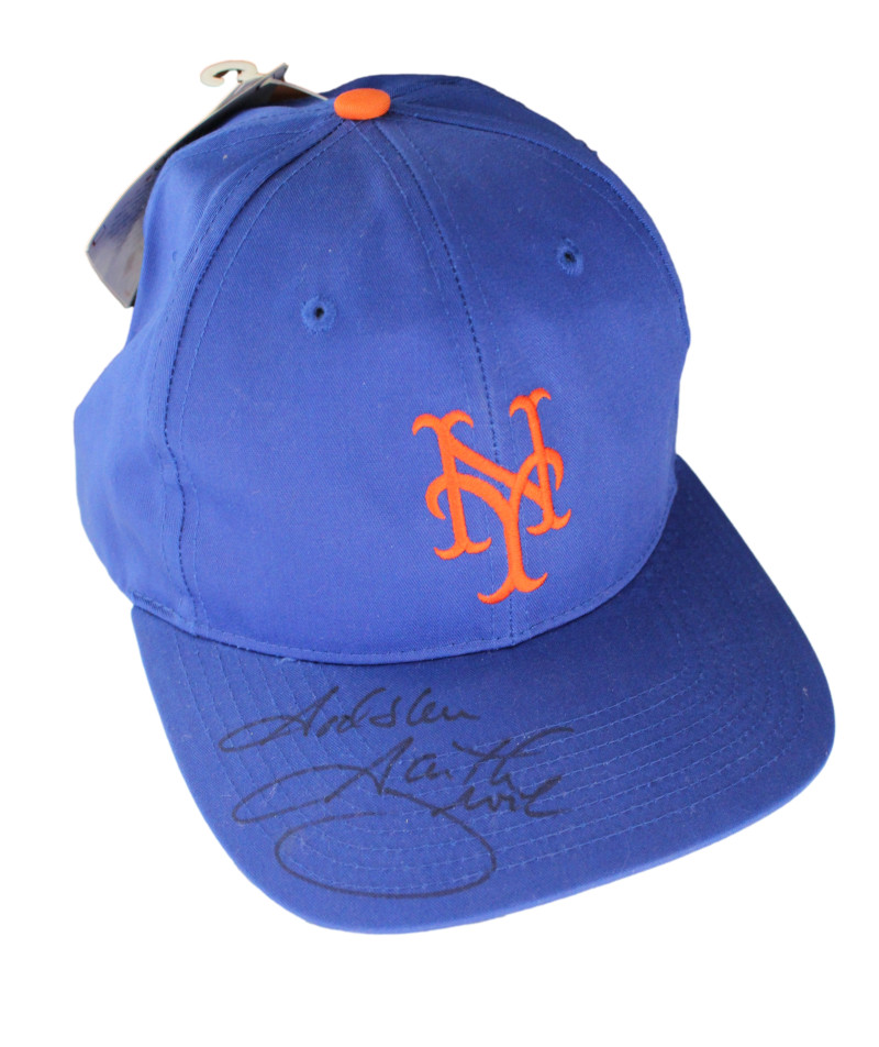 GARTH BROOKS SIGNED AUTOGRAPH NEW YORK METS BASEBALL HAT CAP – COUNTRY STAR JSA COLLECTIBLE MEMORABILIA