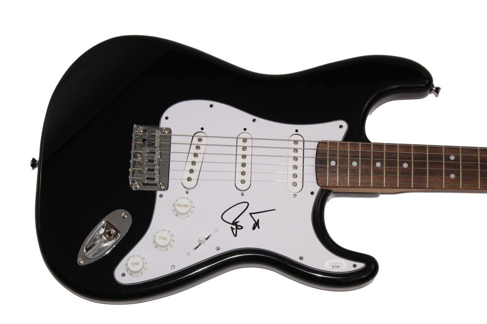 TREY ANASTASIO SIGNED AUTOGRAPH BLACK FENDER ELECTRIC GUITAR PHISH W/ JSA COA
