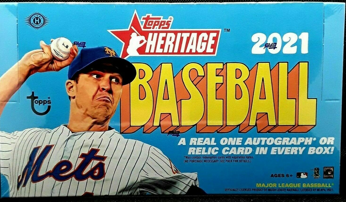 2021 Topps HERITAGE Baseball HOBBY Box Factory Sealed FREE SHIPPING