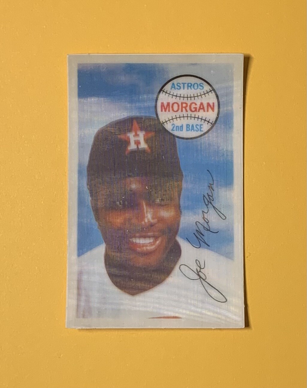 1970 KELLOGGS 3-D SUPERSTARS JOE MORGAN #72 NO CRACKS MINT ASTROS HOF