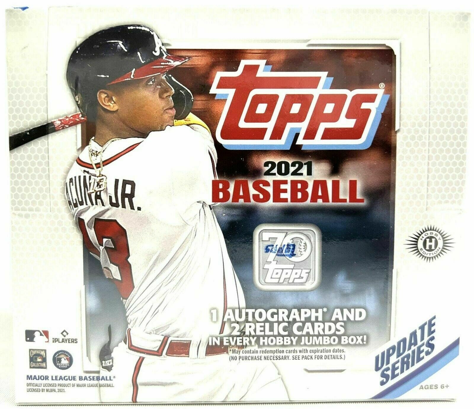 2021 TOPPS UPDATE SERIES MLB BASEBALL HTA JUMBO BOX FACTORY SEALED! COLLECTIBLE MEMORABILIA