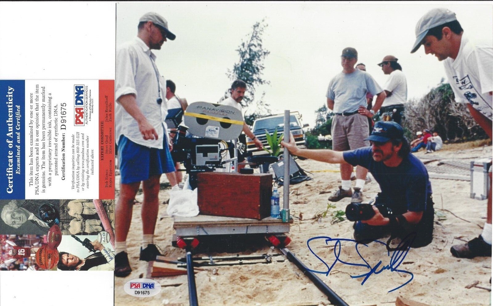 STEVEN SPIELBERG Signed Autograph 8X10 Photo INDIANA JONES PSA DNA