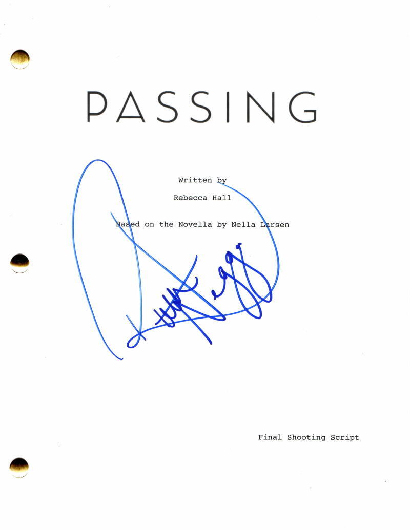 RUTH NEGGA SIGNED AUTOGRAPH PASSING FULL MOVIE SCRIPT - PREACHER, LOVING BEAUTY