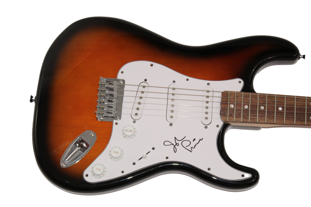 JOHN PRINE SIGNED AUTOGRAPH FULL SIZE FENDER ELECTRIC GUITAR - FOLK ICON JSA COA