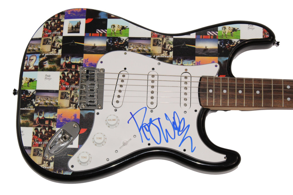 ROGER WATERS SIGNED AUTOGRAPH CUSTOM 1/1 FENDER ELECTRIC GUITAR - PINK FLOYD JSA