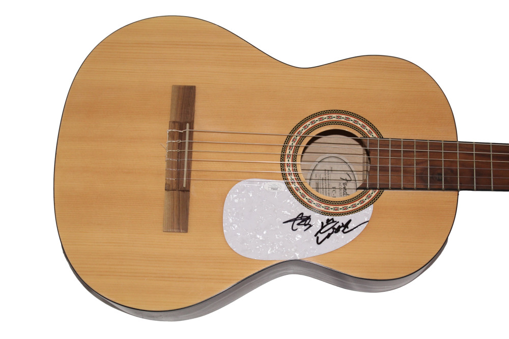 LOCASH COWBOYS SIGNED AUTOGRAPH FULL SIZE FENDER ACOUSTIC GUITAR - RARE! JSA COA