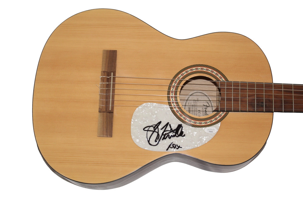 TENILLE TOWNES SIGNED AUTOGRAPH FULL SIZE FENDER ACOUSTIC GUITAR - RARE! JSA COA