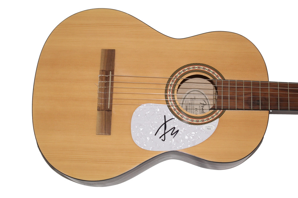 MITCHELL TENPENNY SIGNED AUTOGRAPH FENDER ACOUSTIC GUITAR TELLING ALL MY SECRETS