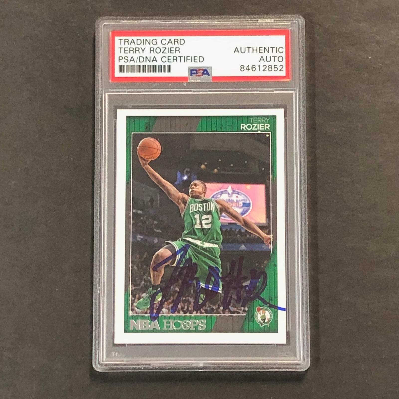 2016-17 NBA HOOPS #175 TERRY ROZIER SIGNED CARD AUTO PSA/DNA SLABBED CELTICS COLLECTIBLE MEMORABILIA
