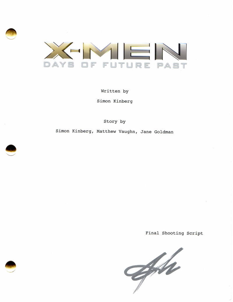 ADAN CANTO SIGNED AUTOGRAPH X-MEN DAYS OF FUTURE PAST FULL MOVIE SCRIPT SUNSPOT COLLECTIBLE MEMORABILIA