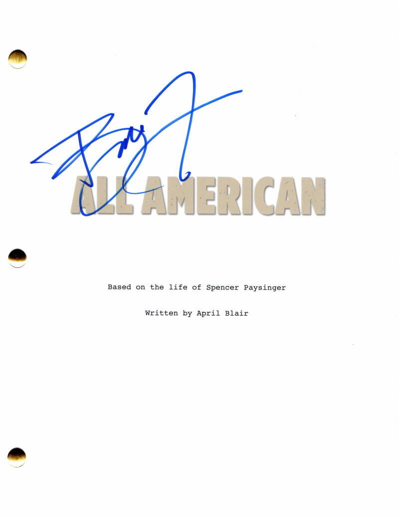 BRE-Z SIGNED AUTOGRAPH ALL AMERICAN FULL PILOT SCRIPT - COOP, EMPIRE STAR RARE!