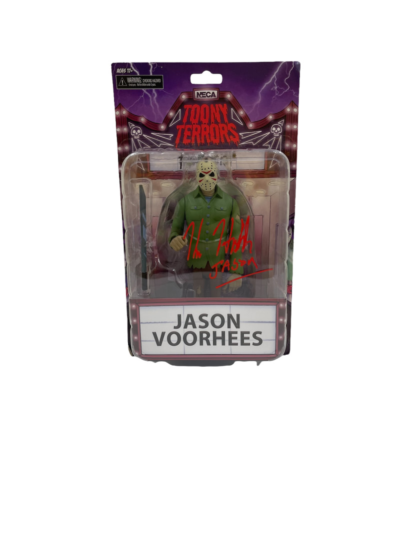 KANE HODDER JASON VOORHEES FRIDAY THE 13TH SIGNED ACTION FIGURE AUTO BECKETT 5