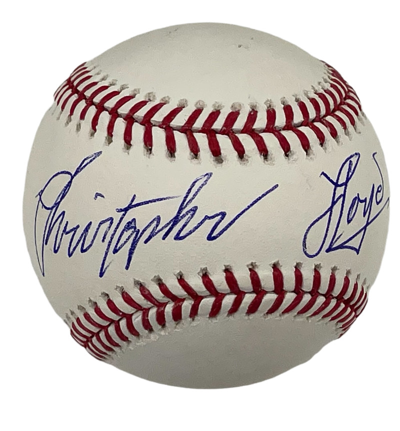 CHRISTOPHER LLOYD SIGNED OFFICIAL MAJOR LEAGUE BASEBALL AUTOGRAPH BECKETT COA 3